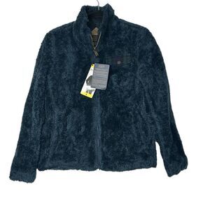 Pendleton Jacket Women Small Sherpa‎ Fleece Plaid Full Zip Cozycore Outdoor NEW